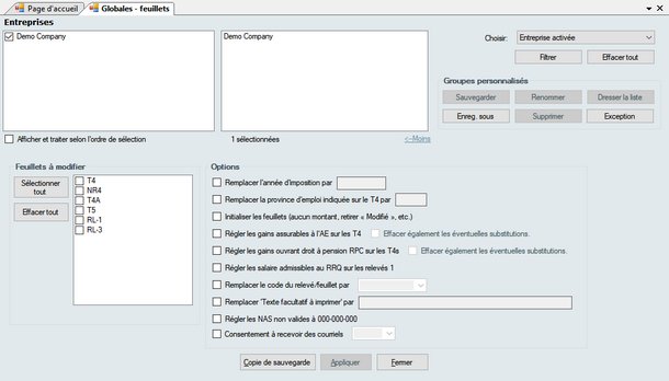 Tools-Global Changes-Slips-Fr